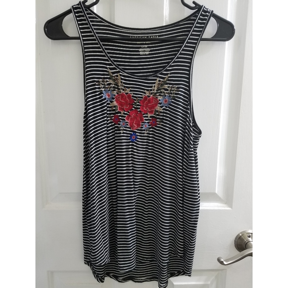 Embroidered Tank Top